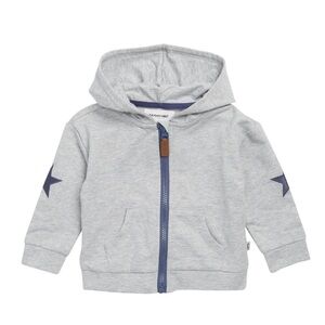 Sammy + Nat Star Patch Zip Up Hoodie Sweatshirt 18 - 24M